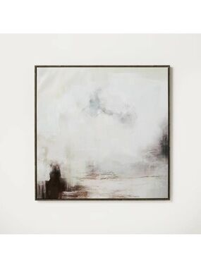 Threshold Studio McGee Minimalist Wall Art Canvas Abstract 30"x30" NEW IN BOX